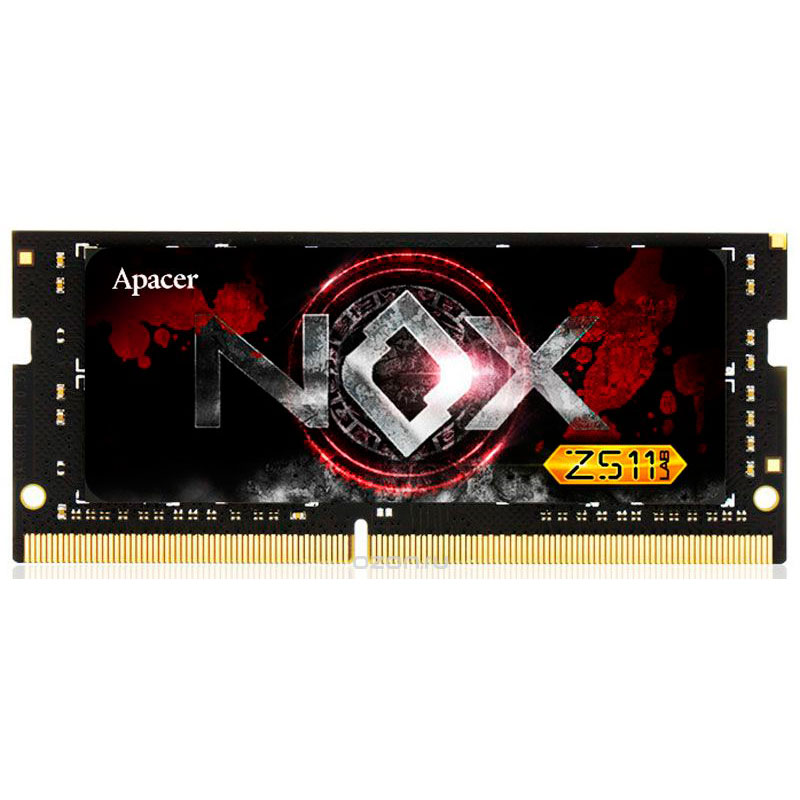 Модуль памяти Apacer NOX SO-DIMM DDR4 2800MHz PC4-22400 CL17 - 8Gb ES.08G2W.GFE
