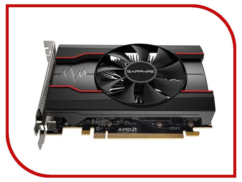 Видеокарты 11268-16-20G Видеокарта Sapphire Radeon RX 550 1071Mhz PCI-E 3.0 2048Mb 6000Mhz 128 bit DVI DP HDMI HDCP 11268-16-20G