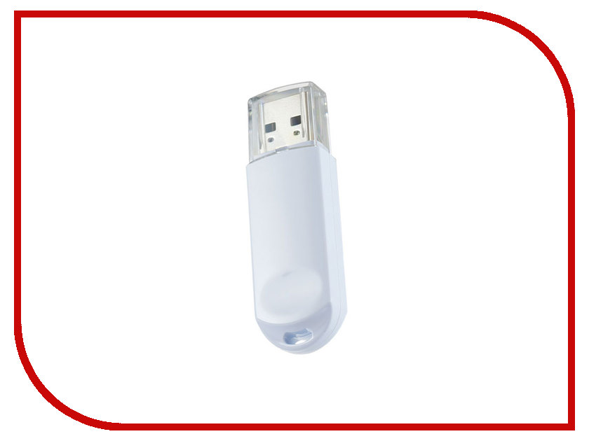 USB Flash Drive (флешка) C03 PF-C03W008 USB Flash Drive 8Gb - Perfeo C03 White PF-C03W008
