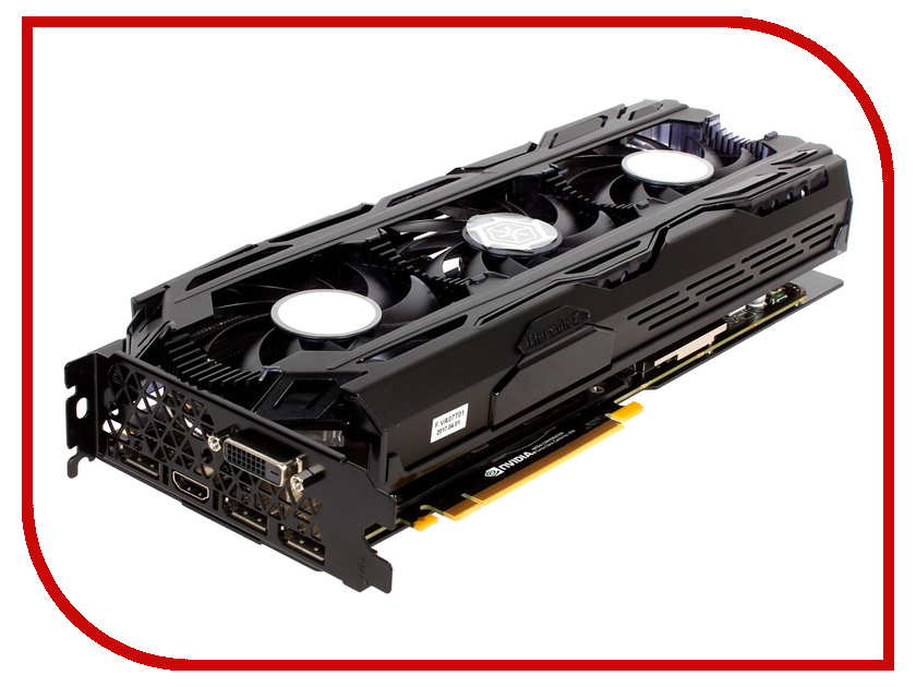 Видеокарты C108T3-1SDN-Q6MNX Видеокарта Inno3D GeForce GTX 1080 Ti iChill X3 Ultra 1607Mhz PCI-E 3.0 11264Mb 11400Mhz 352 bit DP DVI HDMI HDCP C108T3-1SDN-Q6MNX