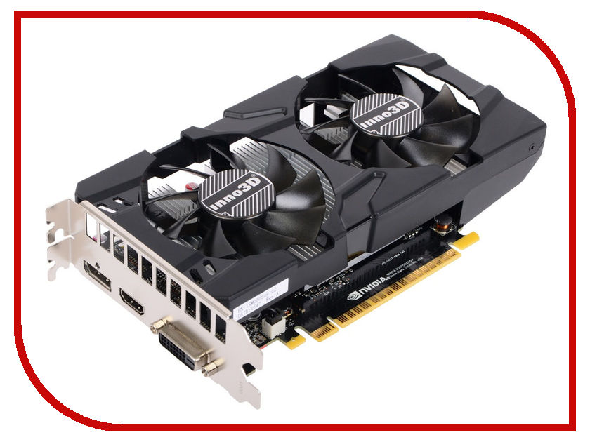 Видеокарта Inno3D GeForce GTX 1050 Twin X2 1354Mhz PCI-E 3.0 2048Mb 7000Mhz 128 bit DVI HDMI HDCP N1050-1DDV-E5CM
Видеокарта Inno3D GeForce GTX 1050 Twin X2 1354Mhz PCI-E 3.0 2048Mb 7000Mhz 128 bit DVI HDMI HDCP N1050-1DDV-E5CM