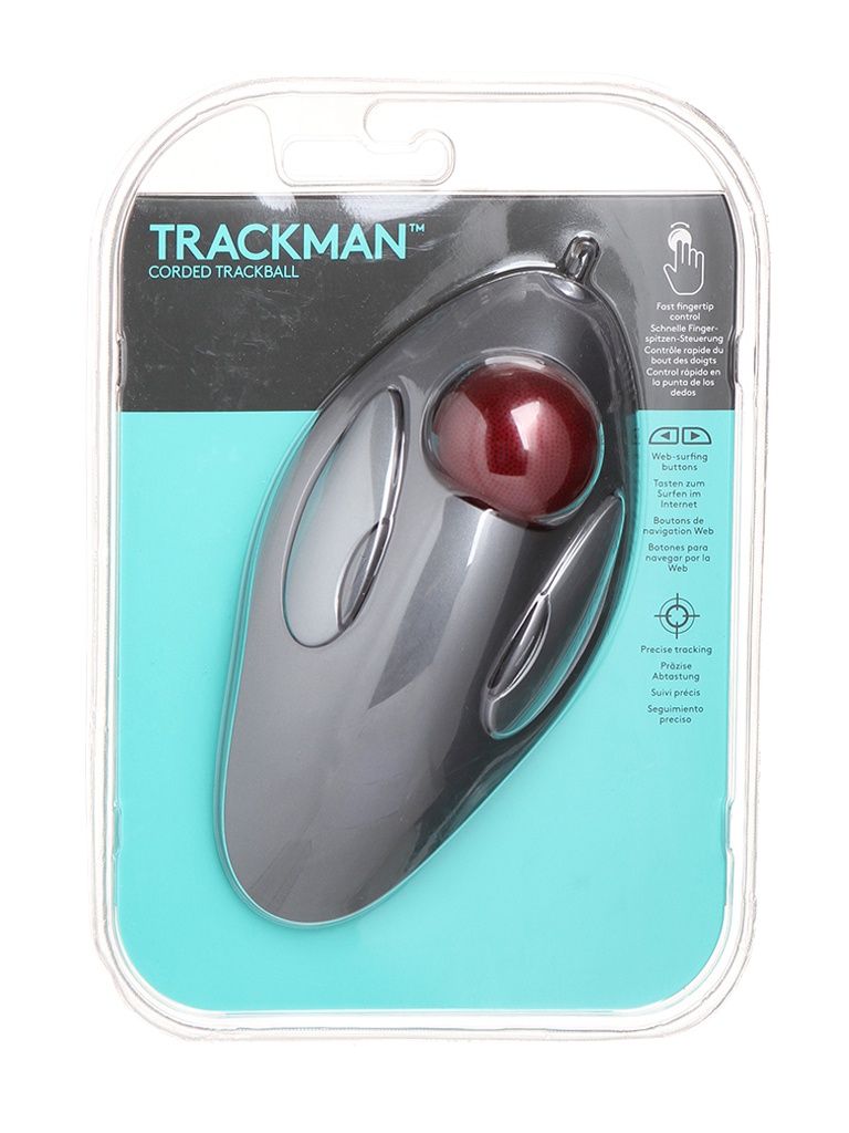 Мышь Logitech TrackMan Marble Silver 910-000808 / 910-003270