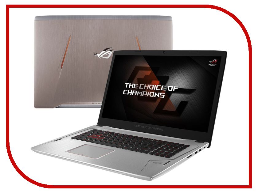 Нетбуки & ноутбуки GL702VS-GC242 Ноутбук ASUS ROG GL702VS-GC242 90NB0DZ3-M03340 (Intel Core i7-7700HQ 2.8 GHz/8192Mb/2000Gb + 128Gb SSD/No ODD/nVidia GeForce GTX 1070 8192Mb/Wi-Fi/Cam/17.3/1920x1080/Endless)