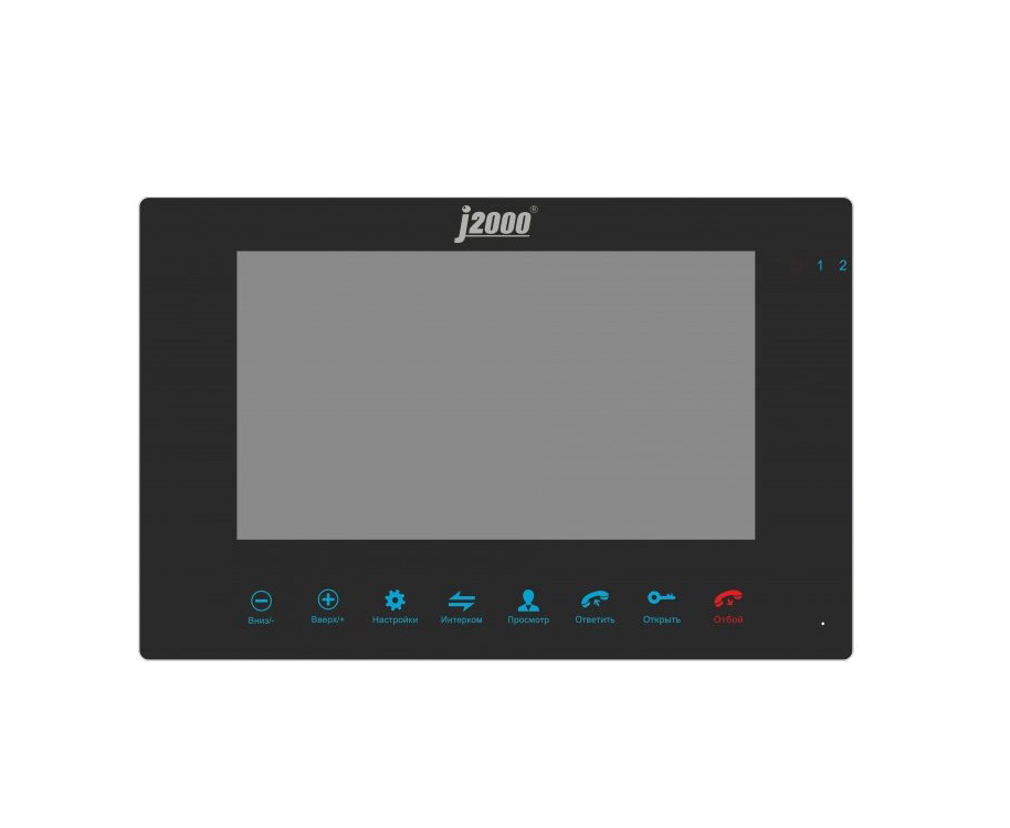 Видеодомофон J2000 DF-Вероника DVR Black
