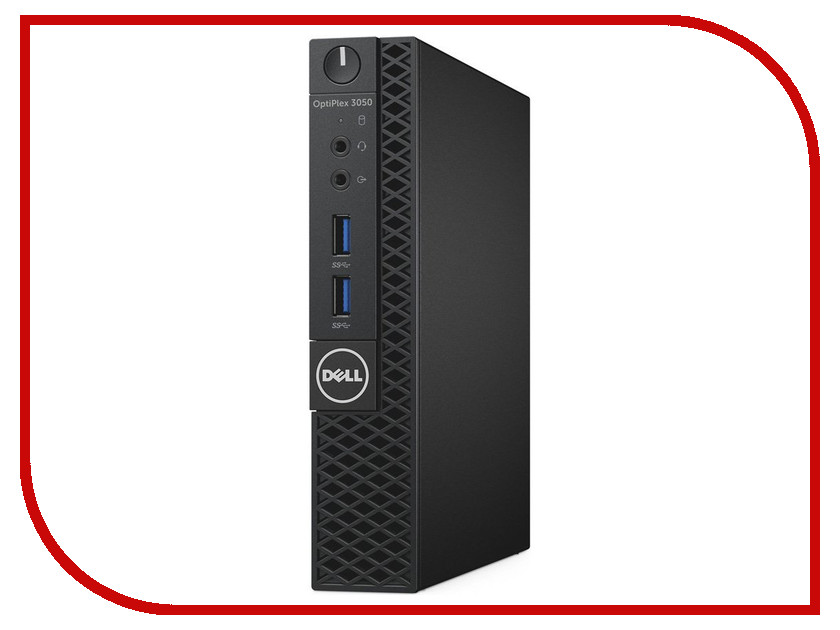 Компьютеры 3050 Micro Настольный компьютер Dell Optiplex 3050 Micro 3050-2530 (Intel Core i3-6100T 3.2 GHz/4096Mb/500Gb/DVD-RW/Intel HD Graphics/Windows 10 64-bit)
