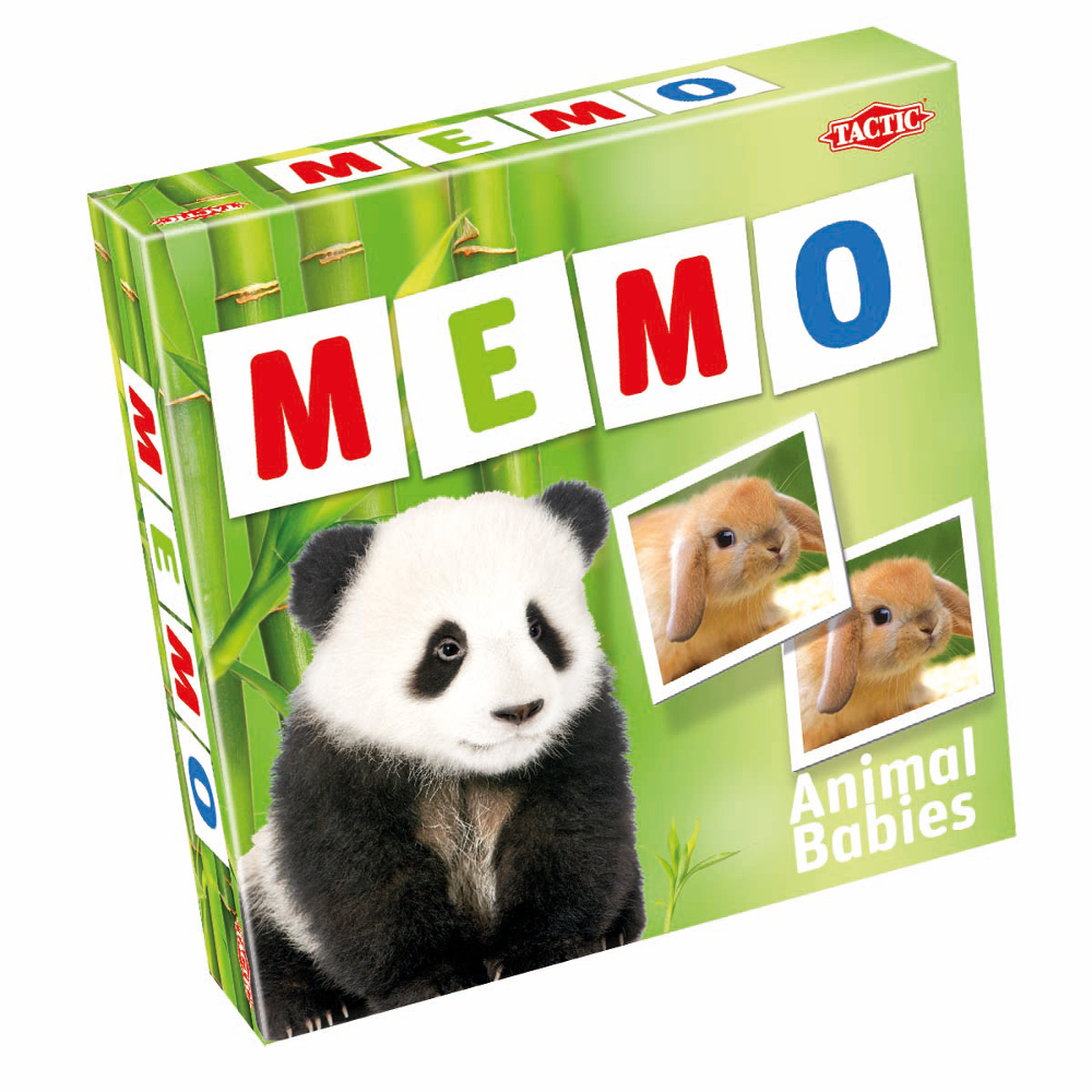 Настольная игра Tactic Мемо Зверята 2 52676