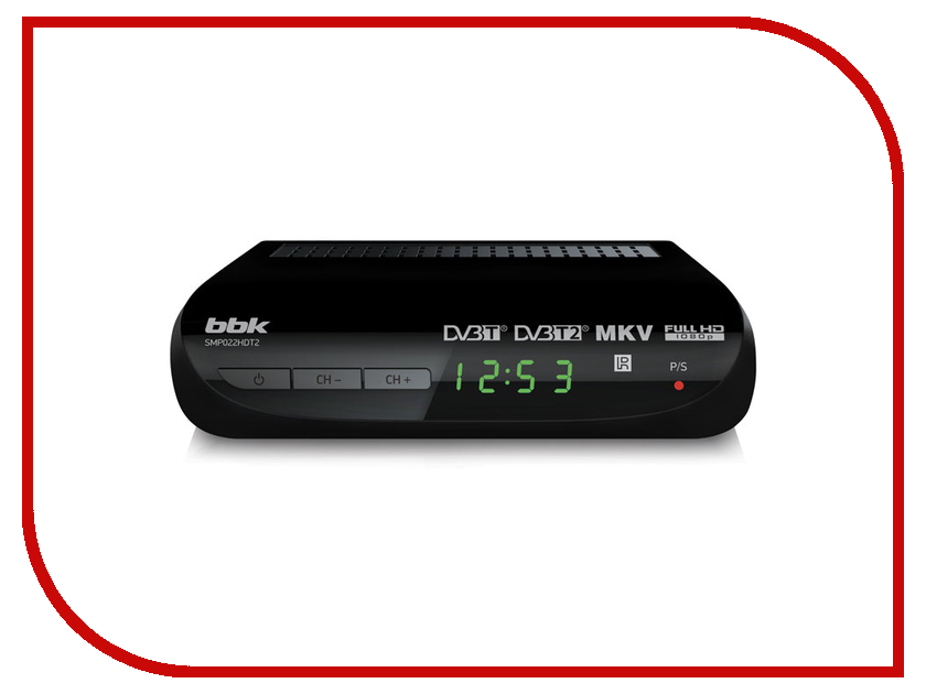 TV-тюнеры, видеозахват SMP022HDT2 BBK SMP022HDT2 Black