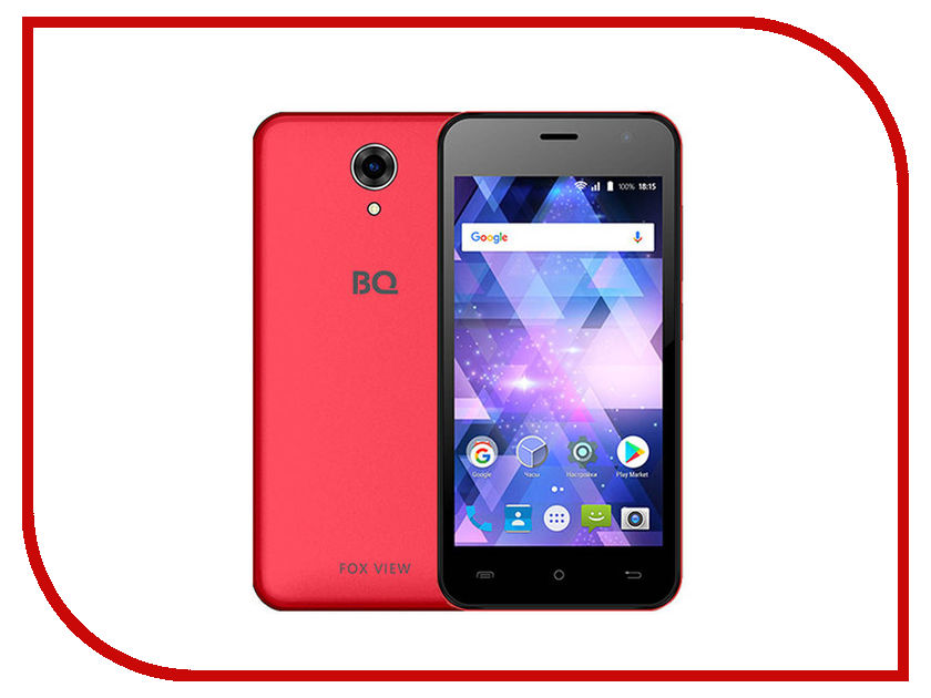 Сотовые / мобильные телефоны, смартфоны 4585 Fox View Сотовый телефон BQ 4585 Fox View Red