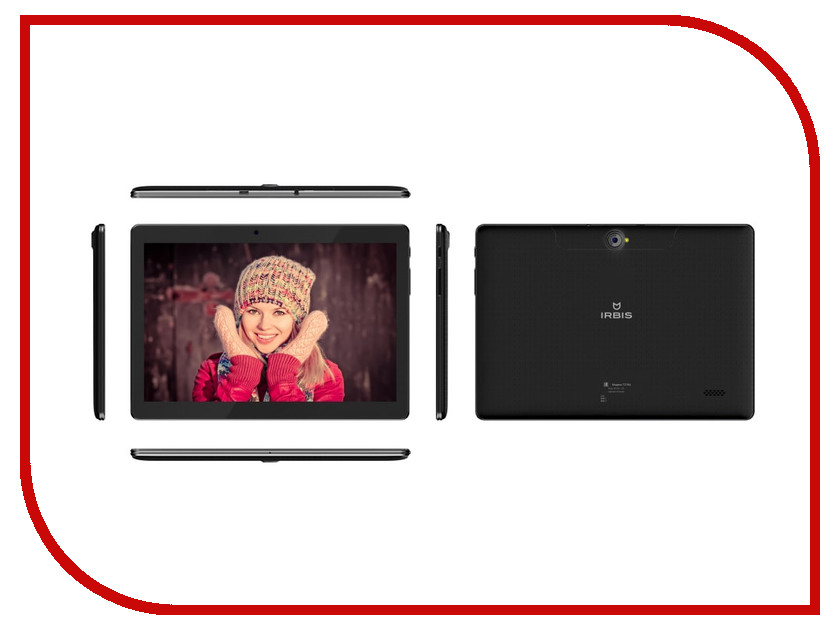 Планшетные компьютеры TZ184 Планшет Irbis TZ184 (SC7731G 1.3 GHz/1024Mb/8Gb/GPS/3G/Wi-Fi/Bluetooth/Cam/10.1/1280x800/Android)