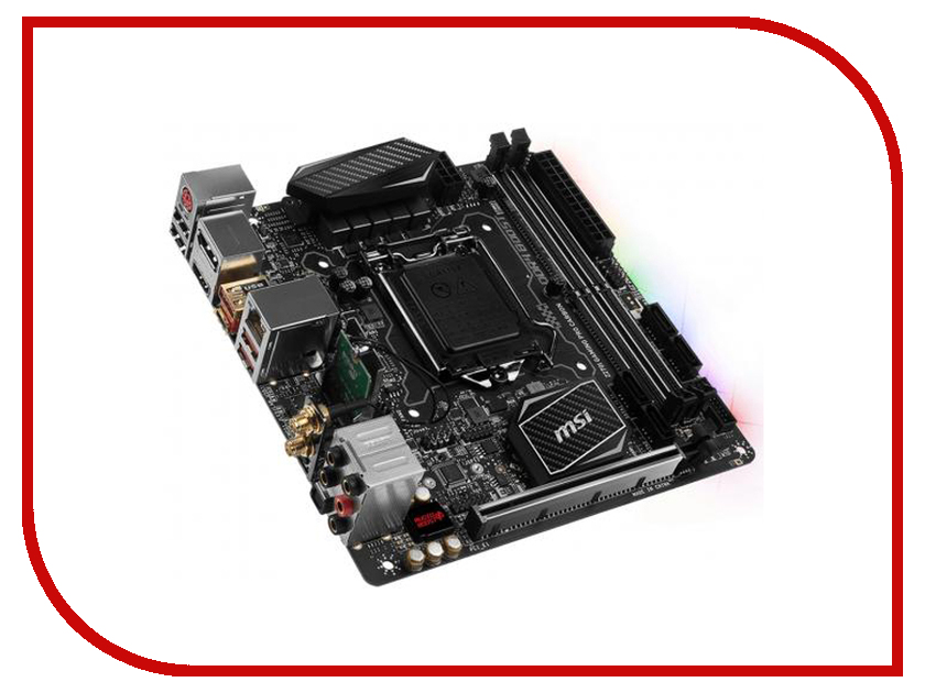 Материнские платы Z270I GAMING PRO CARBON AC Материнская плата MSI Z270I GAMING PRO CARBON AC