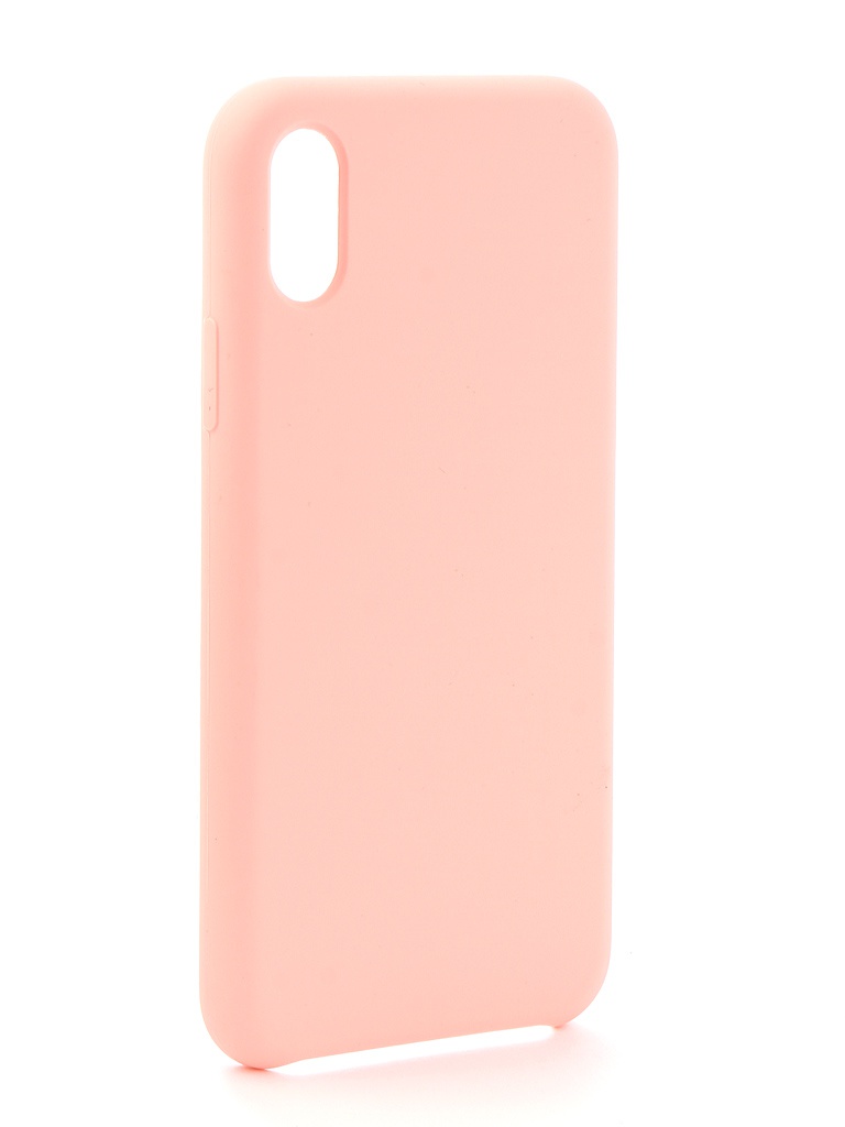 Аксессуар Чехол Krutoff для APPLE iPhone X Silicone Case Pink Sand 10817