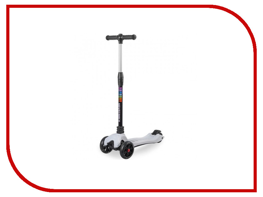 Самокат Novatrack RainBow White 120W.RAINBOW.WT8