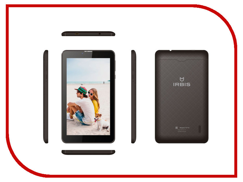 Планшет Irbis TZ716 Black (SC7731C 1.2 GHz/1024Mb/8Gb/GPS/3G/Wi-Fi/Bluetooth/Cam/7.0/1024x600/Android)
Планшет Irbis TZ716 Black (SC7731C 1.2 GHz/1024Mb/8Gb/GPS/3G/Wi-Fi/Bluetooth/Cam/7.0/1024x600/Android)