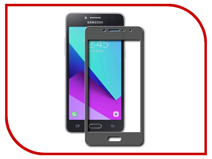 Аксессуар Стекло защитное для Samsung Galaxy J2 Prime SM-G532F Krutoff Full Screen Black 02517 аксессуар чехол samsung galaxy j2 prime g532f gecko black gg f sgj2prime bl