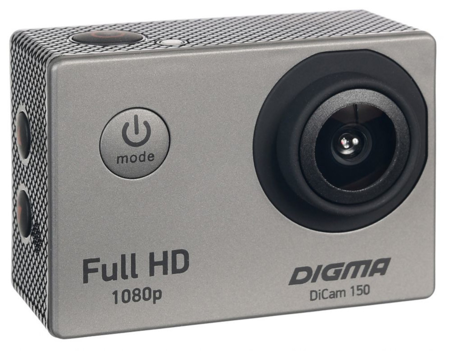 Экшн-камера Digma DiCam 150 Grey