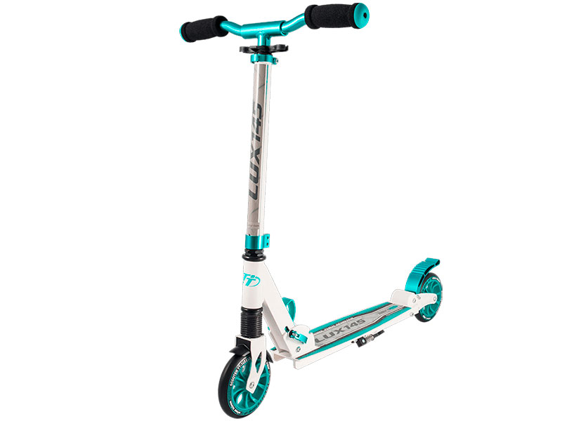 Самокат Tech Team TT 145 Lux 2018 White-Light Blue