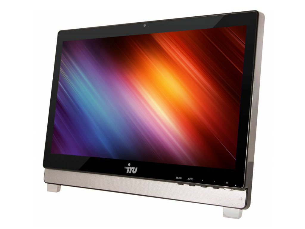 Моноблок iRU Office K2111 Black (Intel Celeron G3930 2.9 GHz/4096Mb/500Gb/Intel HD Graphics 610/GbitEth/Wi-Fi/Bluetooth/Cam/21.5/1920x1080/DOS)