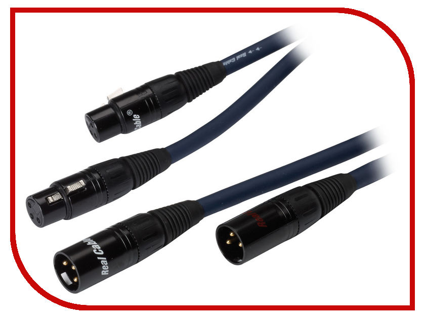 

Real Cable 2XLR - 2XLR 1m XLR128