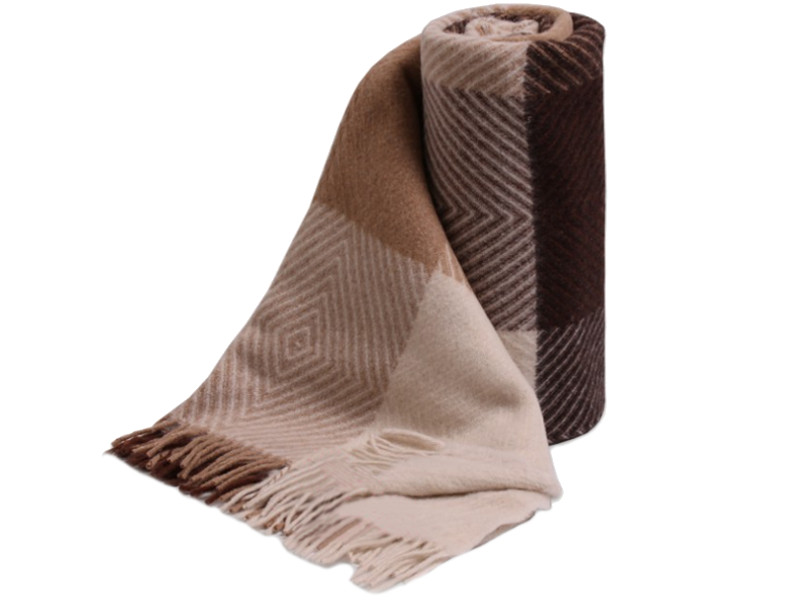 Плед Vladi Скиф 170x210cm White-Beige-Brown-Terracotta 00000677