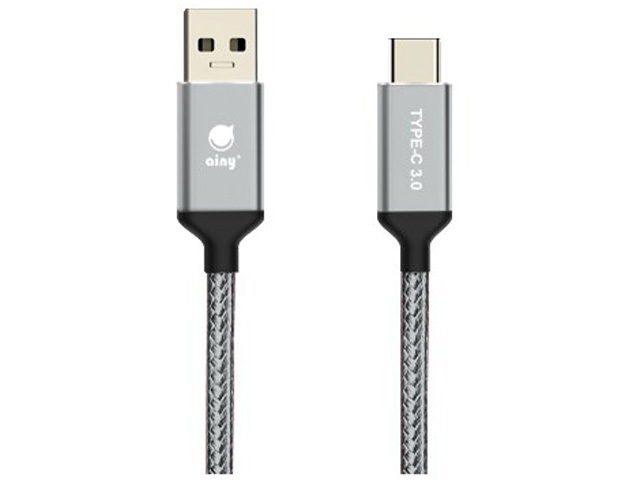 Аксессуар Ainy FA-138Q USB - Type-C Quick Charge 3.0 1.5m Silver