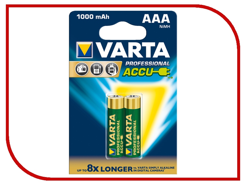  AAA - Varta 1000mAh BL2 Professional (2 ) 5703