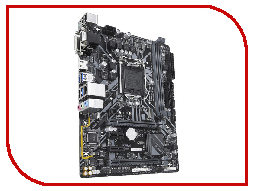 все цены на Материнская плата GIGABYTE B360M HD3 (rev. 1.0) онлайн