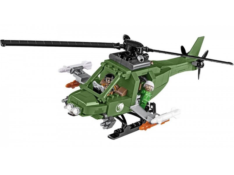 Конструктор Cobi Small Army Дикий боевой вертолет 200 дет. 2158