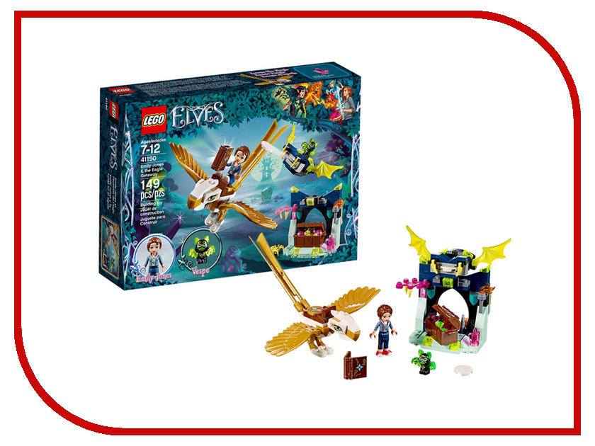 Конструктор Lego Elves Побег Эмили на орле 41190