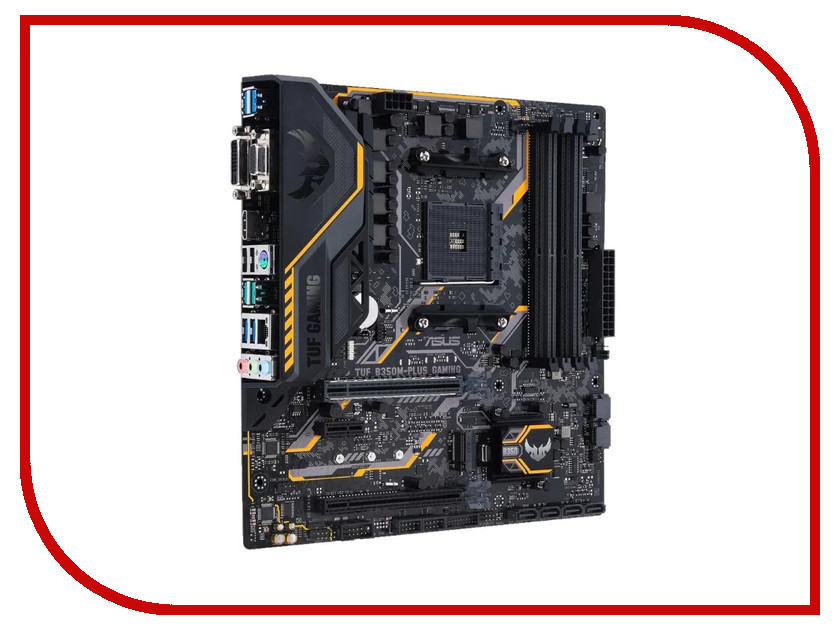все цены на Материнская плата ASUS TUF B350M-PLUS GAMING онлайн