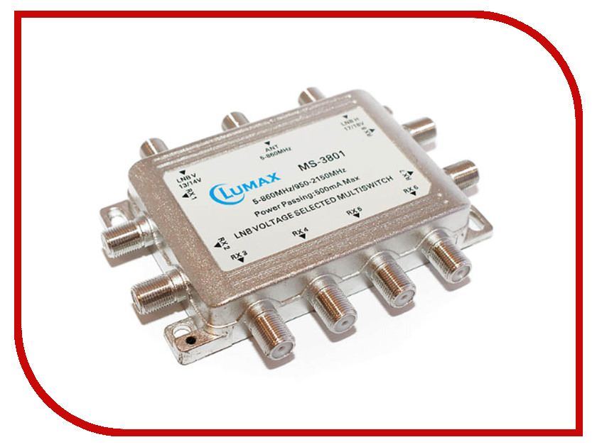 цена Мультисвитч Lumax MS-3801