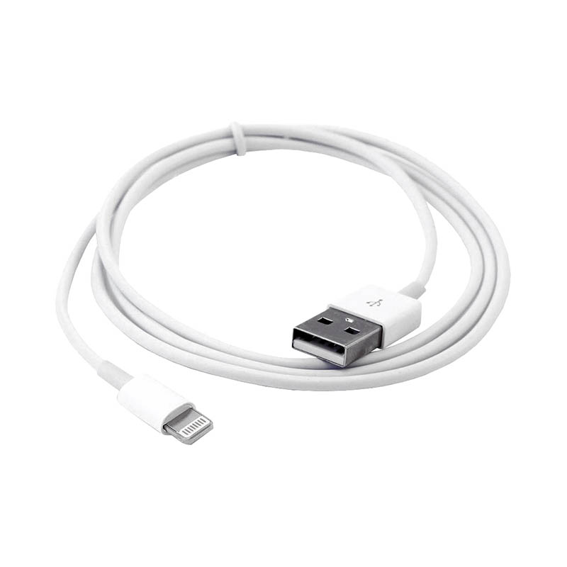 Аксессуар Lumax USB 2.0 MALE TO 8PIN LIGHTNING 1m White