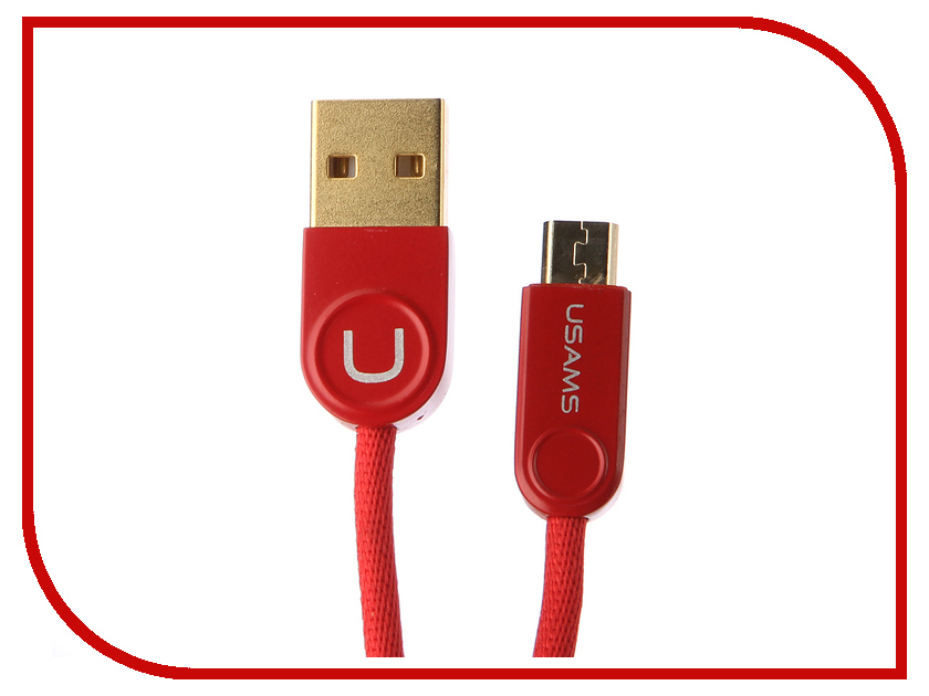 Аксессуар USAMS U-Ming Series US-SJ120 USB - MicroUSB Red
Аксессуар USAMS U-Ming Series US-SJ120 USB - MicroUSB Red