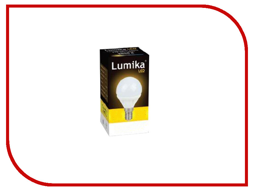Лампочка Lumika Sphere Globe E14G 2700K 5W
Лампочка Lumika Sphere Globe E14G 2700K 5W