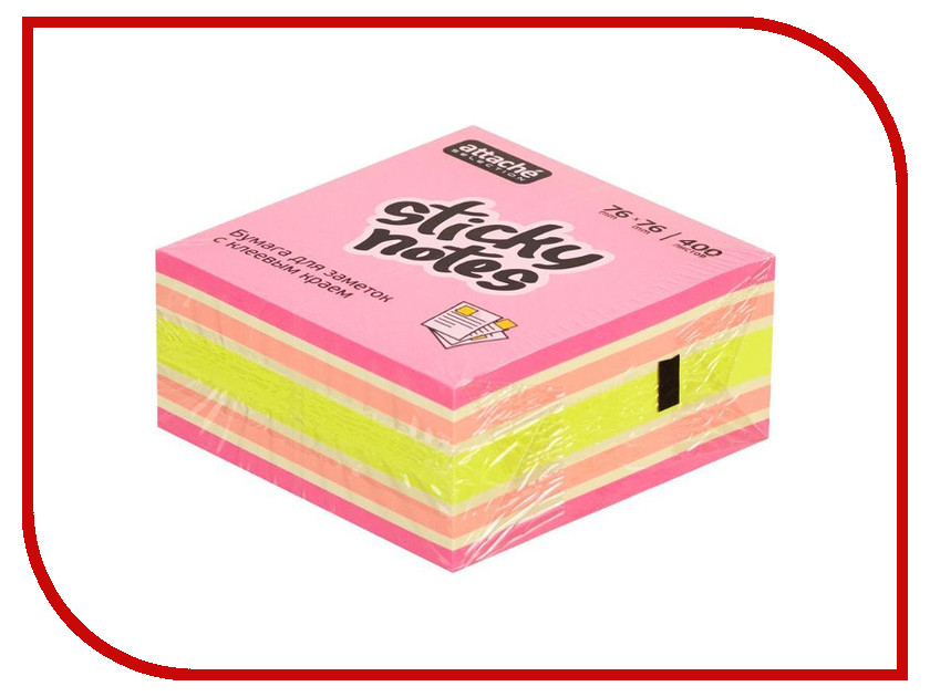 Стикеры Attache Selection 76x76mm 400 листов Strawberry Mix 383725, 383725
Стикеры Attache Selection 76x76mm 400 листов Strawberry Mix 383725, 383725