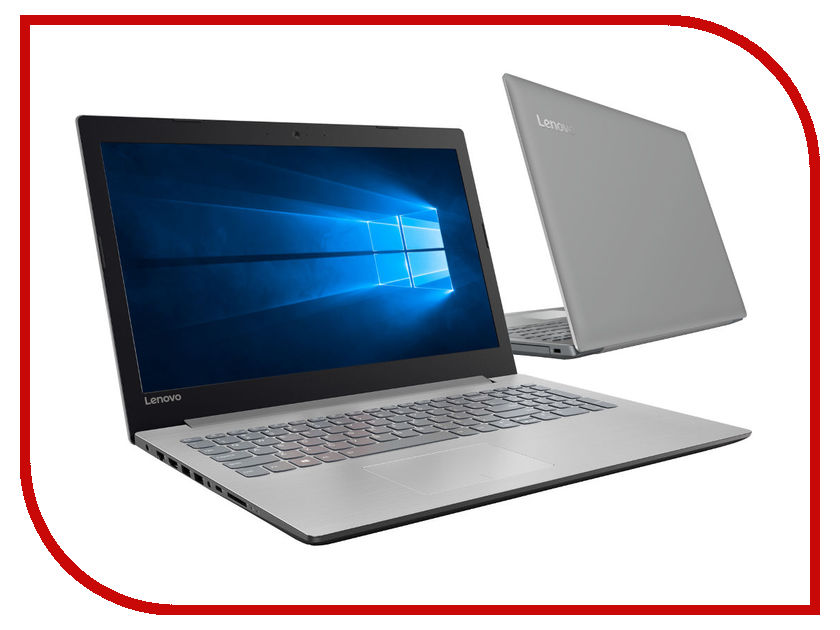 Ноутбук Lenovo IdeaPad 320-15IKBA Grey 80YE0003RK (Intel Core i3-7100U 2.4 GHz/4096Mb/500Gb/AMD Radeon R520M 2048Mb/LAN/Wi-Fi/Bluetooth/Cam/15.6/1366x768/Windows 10 Home 64-bit)