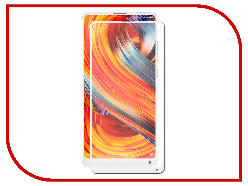 Аксессуар Защитное стекло для Xiaomi Mi Mix 2S Zibelino TG Full Screen 0.33mm 2.5D White ZTG-FS-XMI-MIX2S-WH