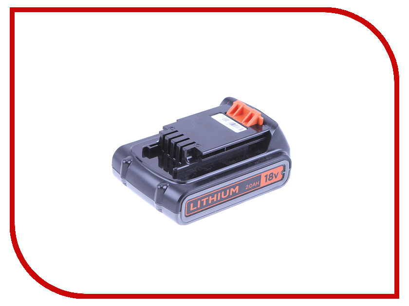 Аккумулятор для газонокосилки Black+Decker Li-Ion 18V 2.0Ah BL2018-XJ