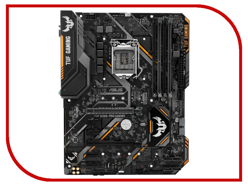 все цены на Материнская плата ASUS TUF B360-PRO GAMING онлайн