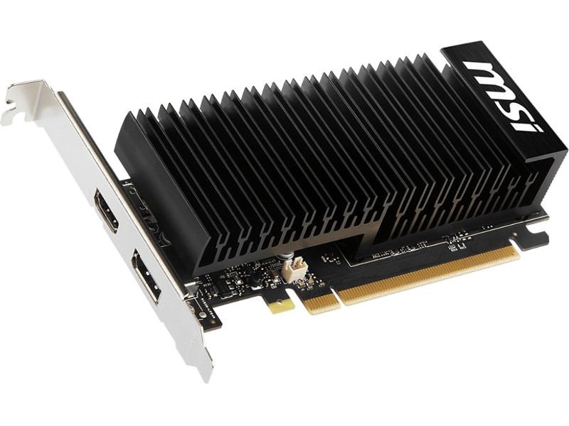 Видеокарта MSI GeForce GT 1030 1189Mhz PCI-E 3.0 2048Mb DDR4 2100Mhz 64 bit DP HDMI HDCP GT 1030 2GHD4 LP OC