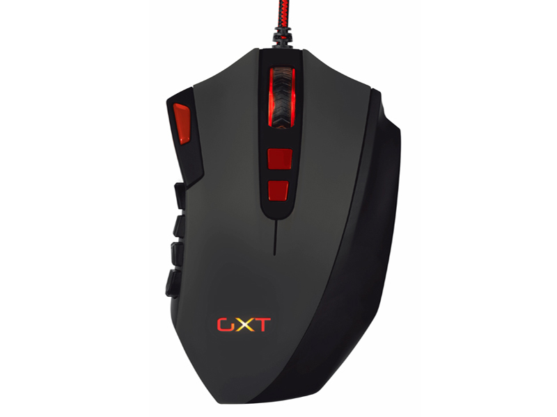 Мышь Trust GXT 166 Mmo gaming laser mouse Black USB