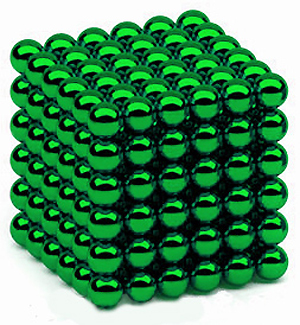  Магниты NeoCube Альфа 216 5mm Green