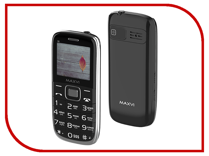 Сотовый телефон MAXVI B6 Black