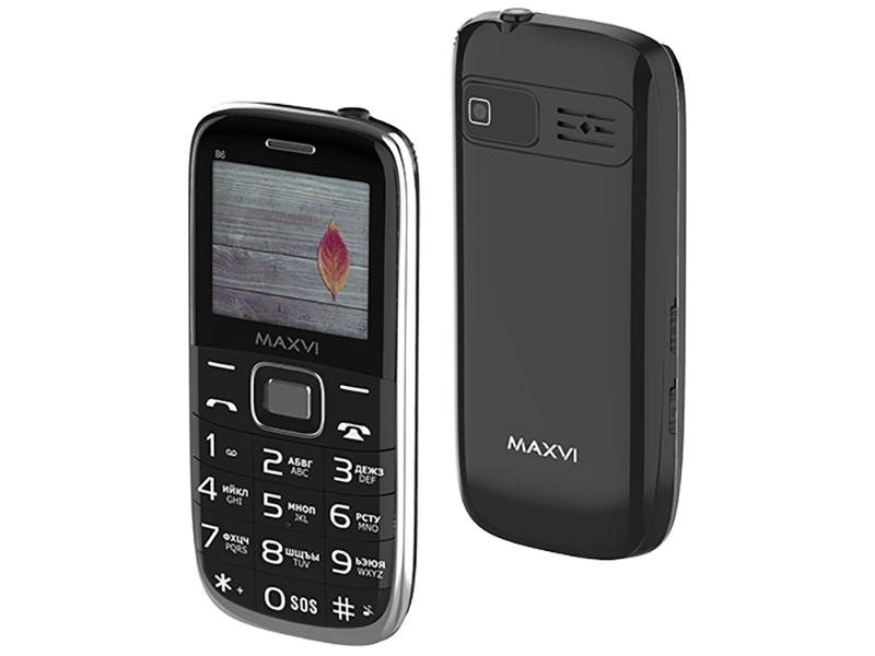 Сотовый телефон Maxvi B6 Black