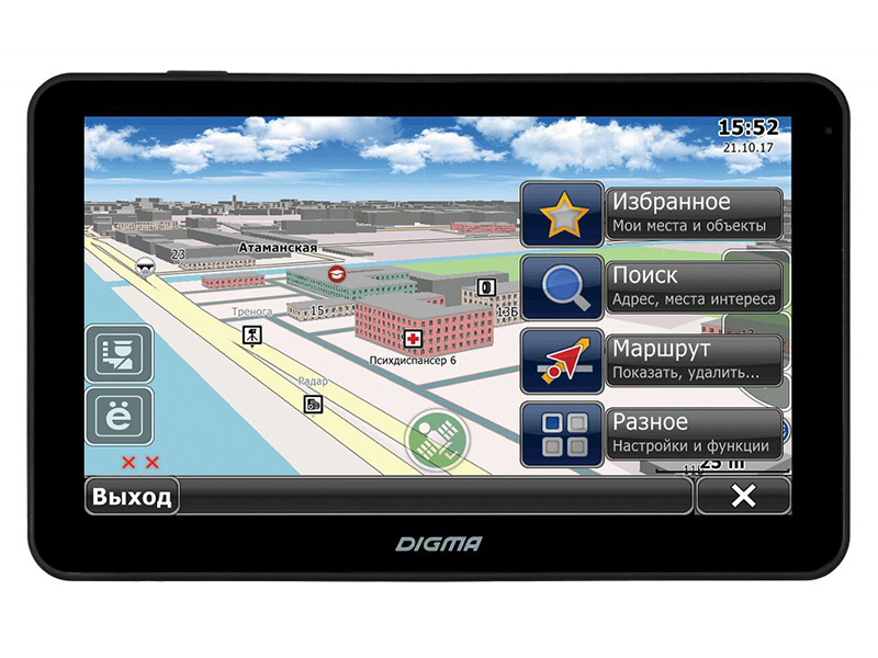 Навигатор Digma AllDrive 707 Black