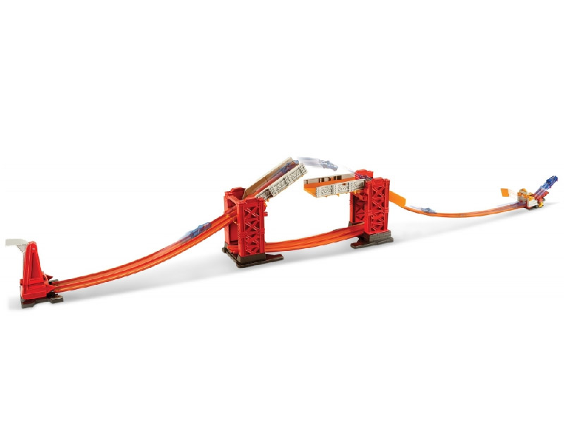 Автотрек Mattel Hot Wheels Конструктор Трасс: Разводной Мост DWW97