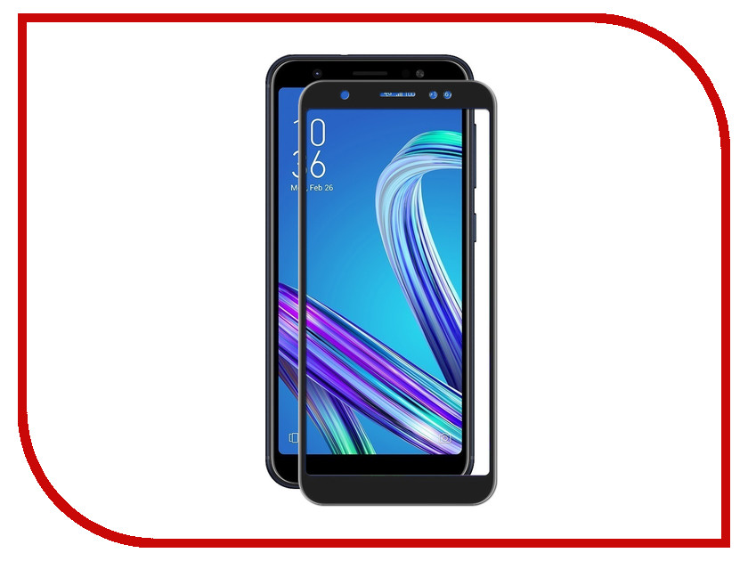 Аксессуар Защитное стекло для ASUS ZenFone M1 Max 5.5 ZB555KL Red Line Full Screen Tempered Glass Black УТ000014358