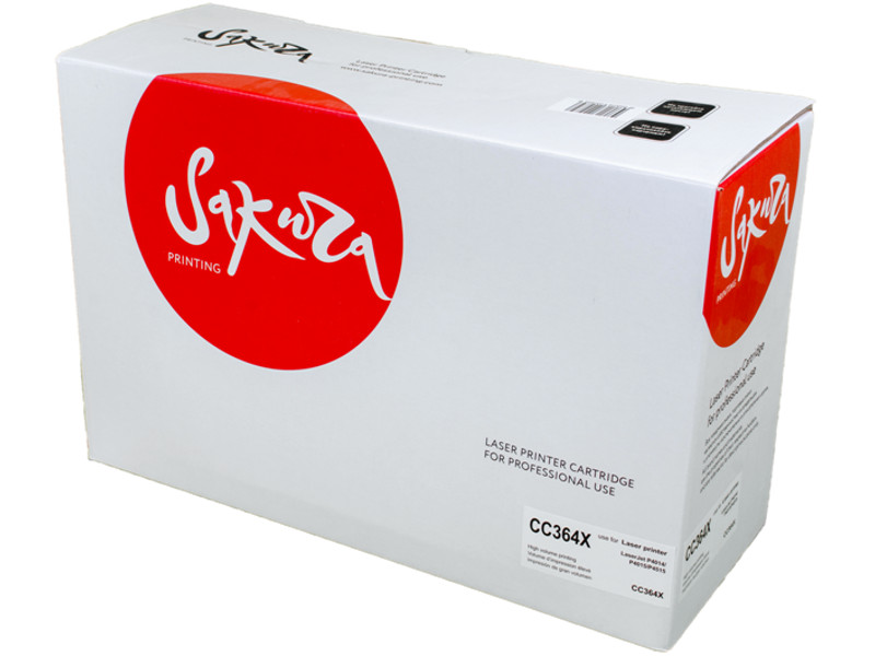 Картридж Sakura CC364X Black для HP LaserJet P4015/4015n/4015tn/P4515/4515n/4515tn/4515x/4515fx, CC364X
Картридж Sakura CC364X Black для HP LaserJet P4015/4015n/4015tn/P4515/4515n/4515tn/4515x/4515fx, CC364X