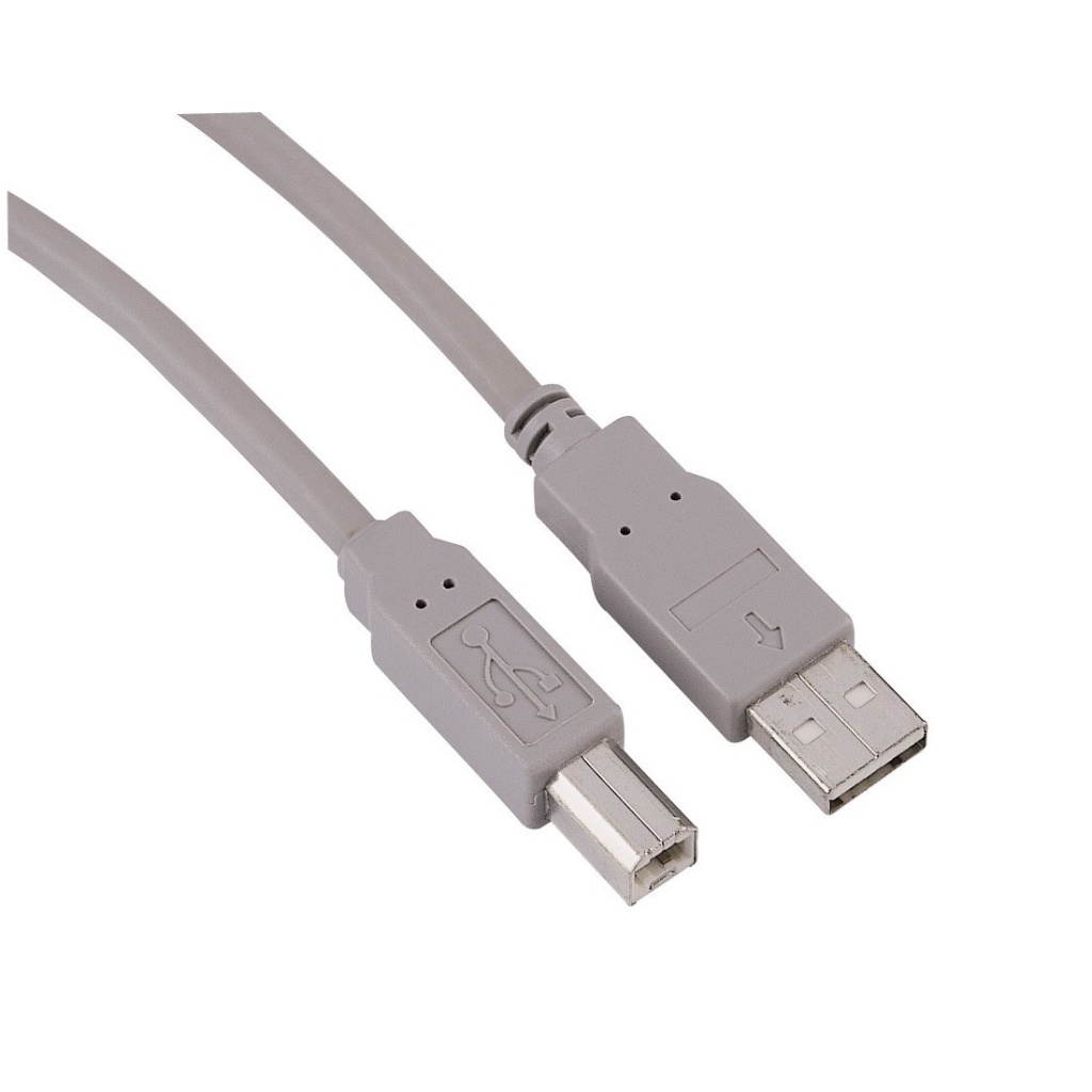 Hama Аксессуар Hama USB A-B (m-m) 1.8 m Grey 29099