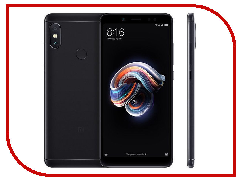 все цены на Сотовый телефон Xiaomi Redmi Note 5 4/64GB Black онлайн