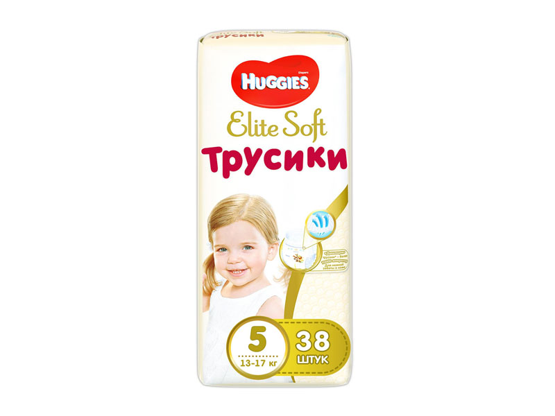 Подгузники Huggies Elite Soft Мега-Пак 5 12-17кг 38шт